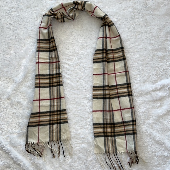 Fraas Cashmink Scarf Plaid Lightweight Wrap Scarf Made in Germany - Picture 4 of 6